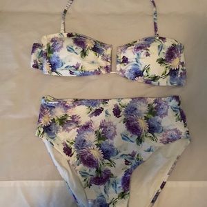 NWT Jcrew Floral Bikini - never worn!